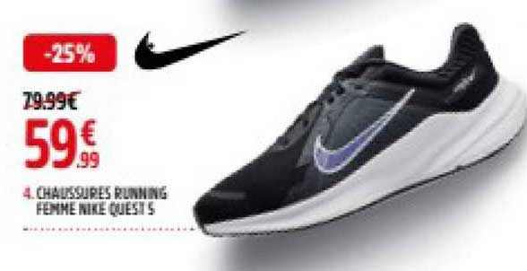 chaussures running femme nike quest 5