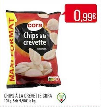 Chips à La Crevette Cora