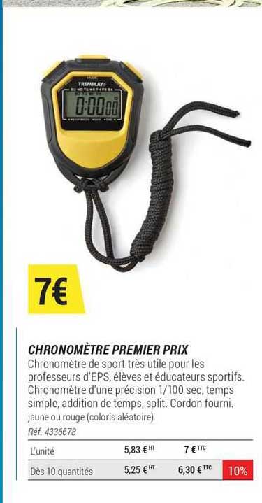 chronomètre premier prix