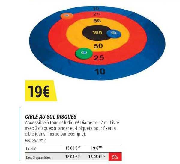 Cible Au Sol Disques