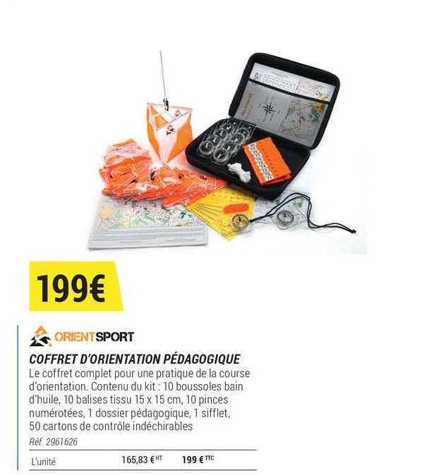 coffret d'orientation pédagogique orient sport