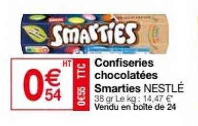 Confiseries Chocolatées Smarties Nestlé