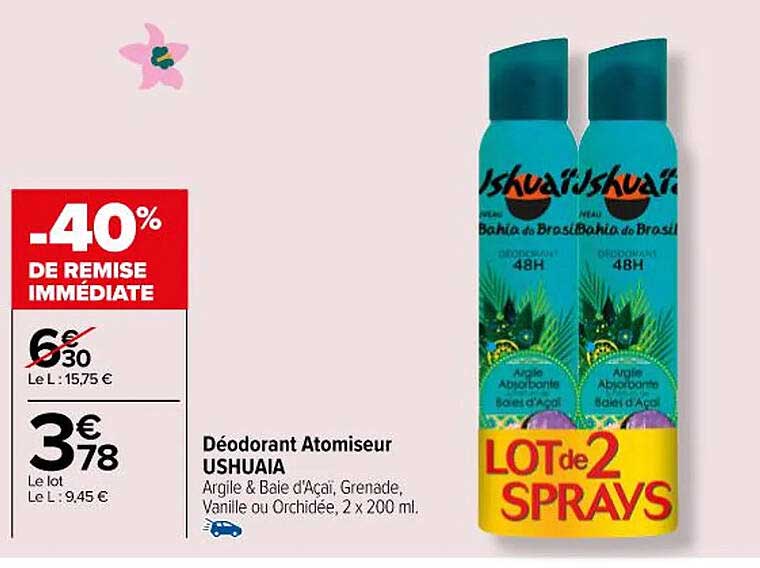 Déodorant Atomiseur Ushuaïa