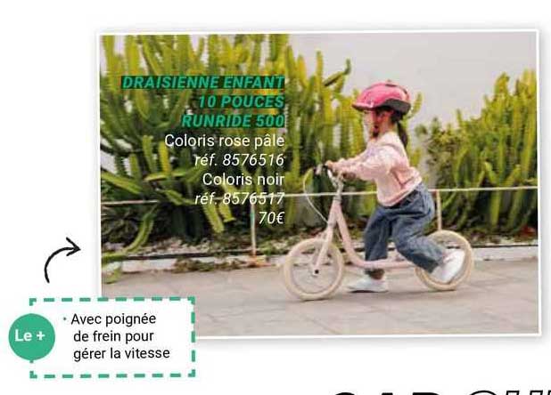 draisienne enfant 10 pouces runride 500