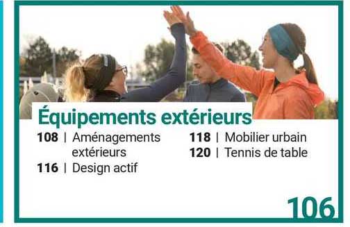 équipements extérieurs