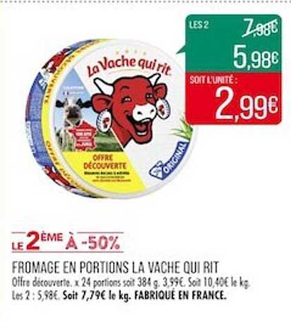 fromage en portions la vache qui rit