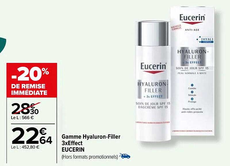 gamme hyaluron-filler 3xeffect eucerin