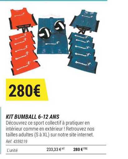 kit bumball 6-12 ans