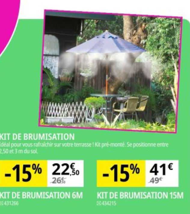 kit de brumisation
