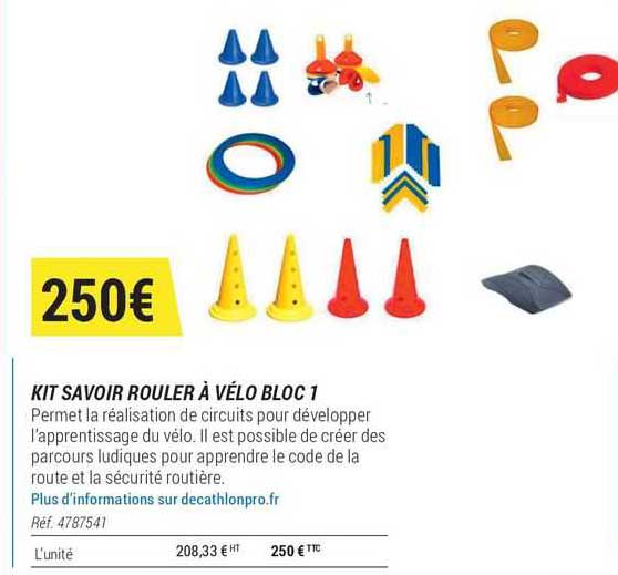 kit savoir rouler à vélo bloc 1