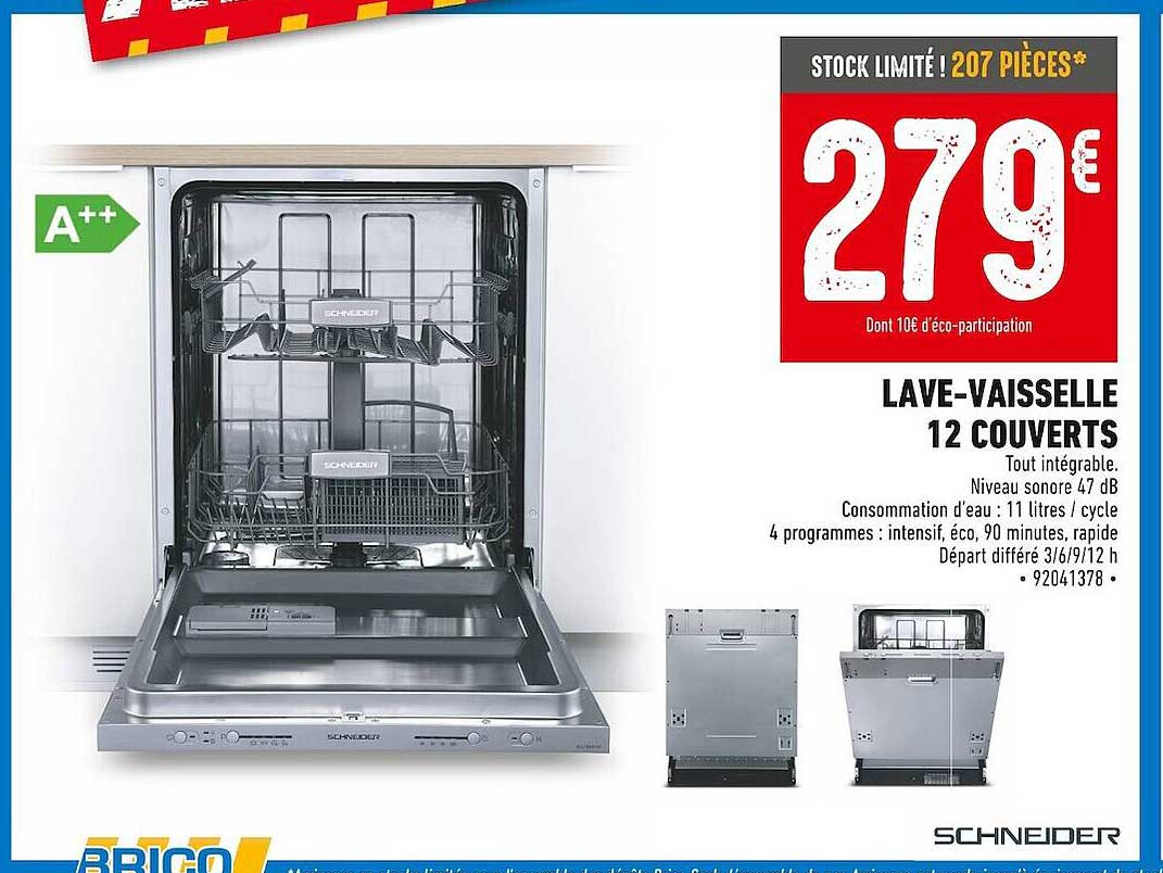 lave-vaisselle 12 couverts