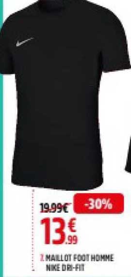 maillot foot homme nike dri-fit