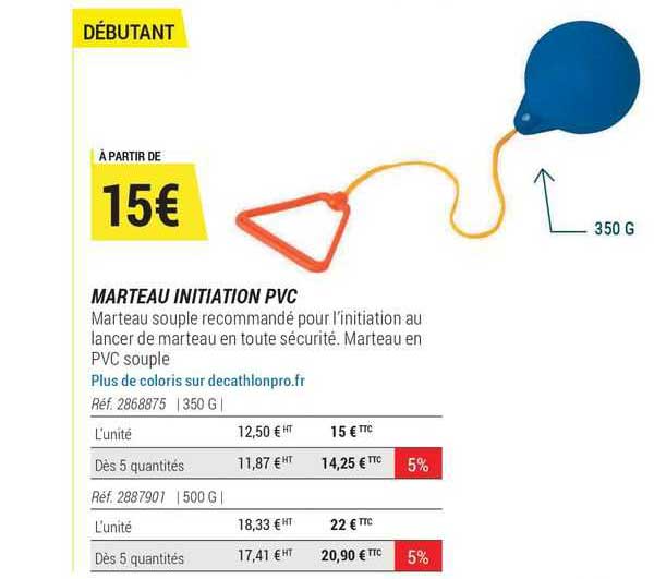 Marteau Initiation Pvc