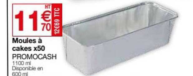 Moules à Cakes X50 Promocash