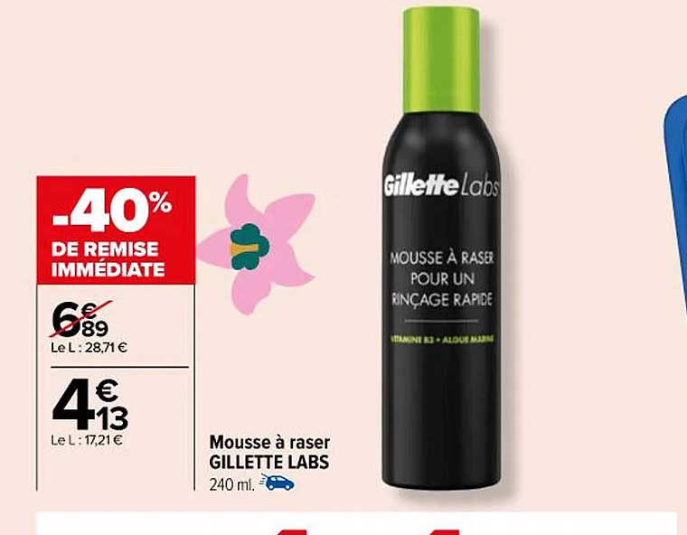 Mousse à Raser Gillette Labs