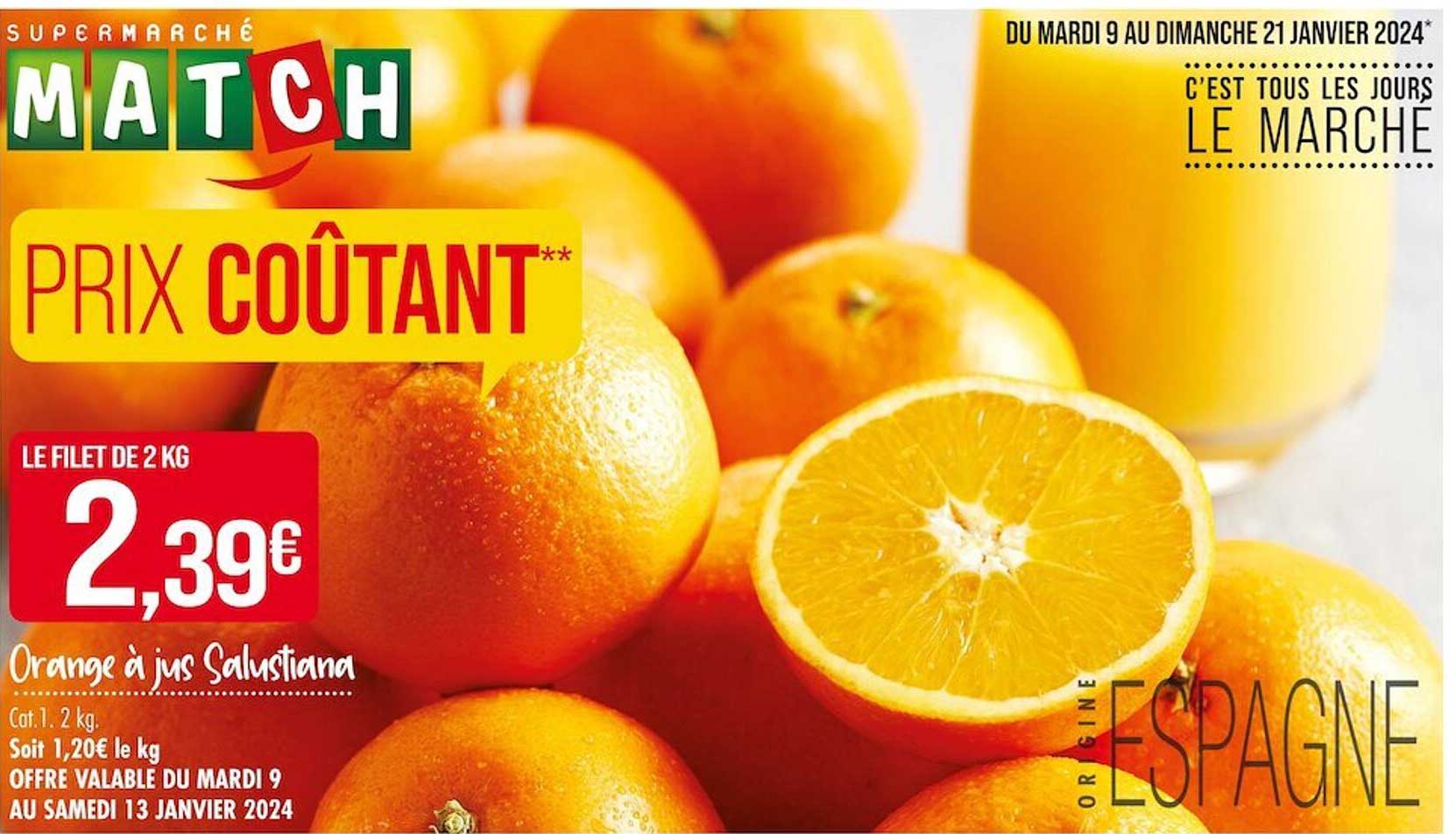 orange à jus salustiana