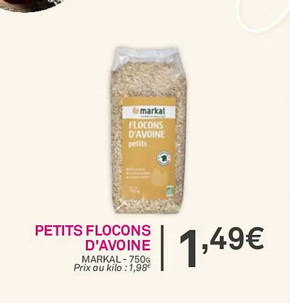 petits flocons d'avoine markal