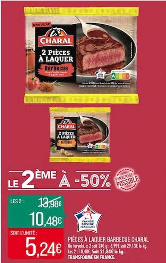 pièces à laquer barbecue charal