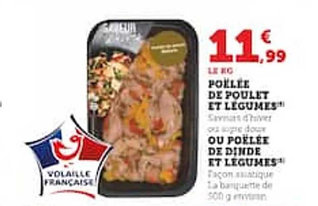 Poêlée De Poulet Et Légumes Ou Poêlée De Dinde Et Légumes