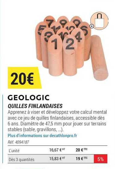 quilles finlandaises géologic