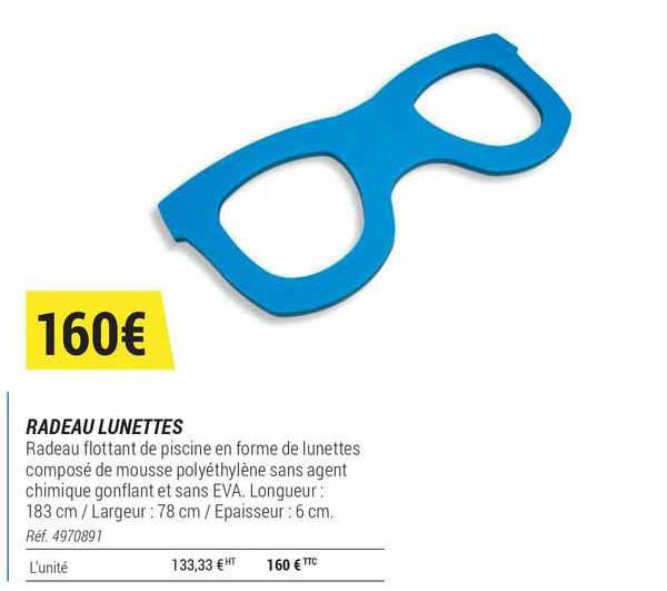 radeau lunettes