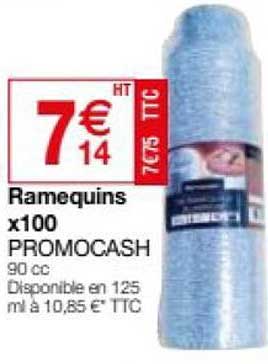 ramequins x100 promocash