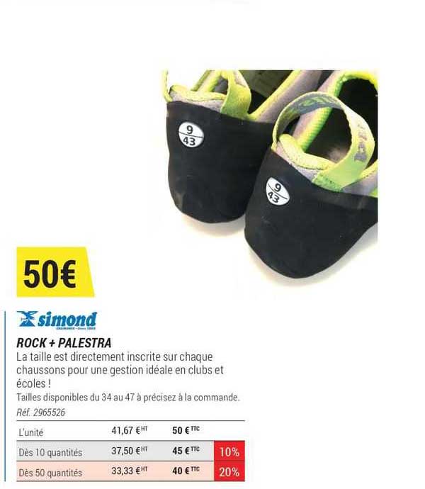 Rock + Palestra Simond