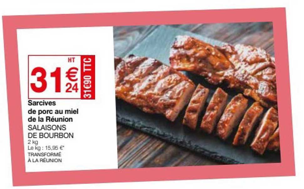sarcives de porc au miel de la réunion salaisons de bourbon