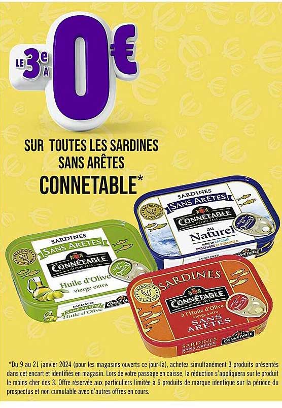 sardines sans arêtes connetable