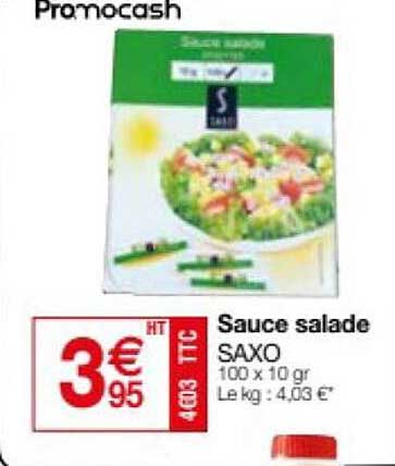 Sauce Salade Saxo