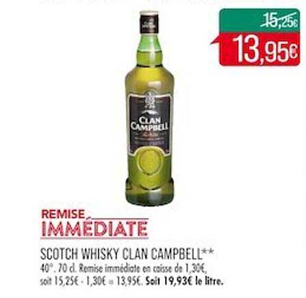 scotch whisky clan campbell