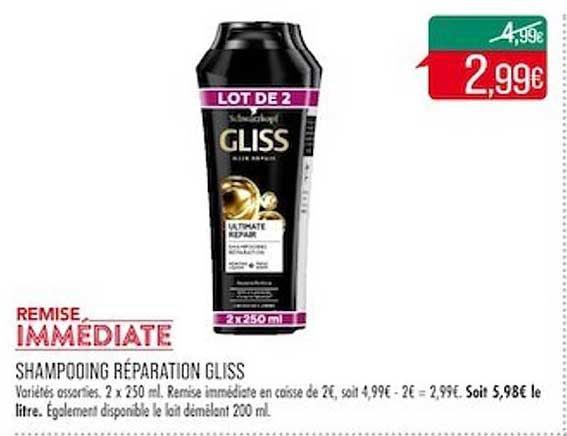 Shampooing Réparation Gliss