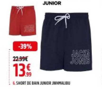 short de bain junior jwhmalibu jack & jones