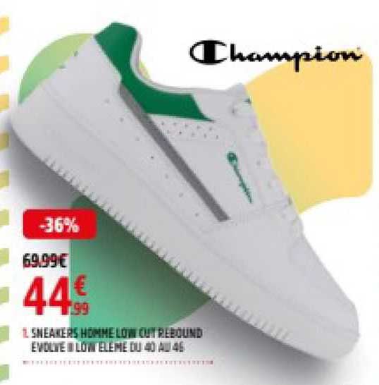 sneakers homme low cut rebound evolve