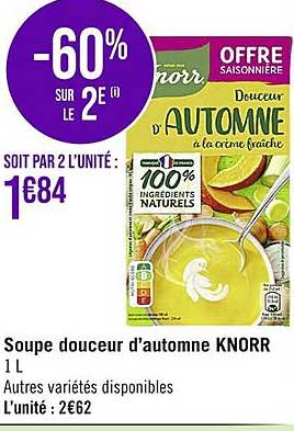 soupe douceur d'automne knorr