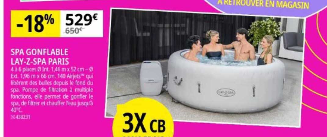 spa gonflable lay-z-spa paris