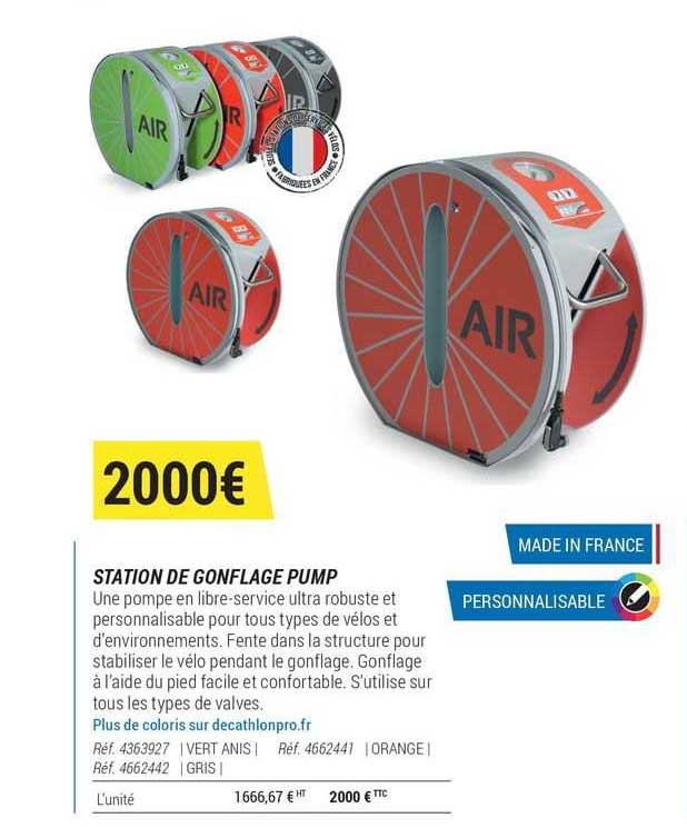 station de gonflage pump