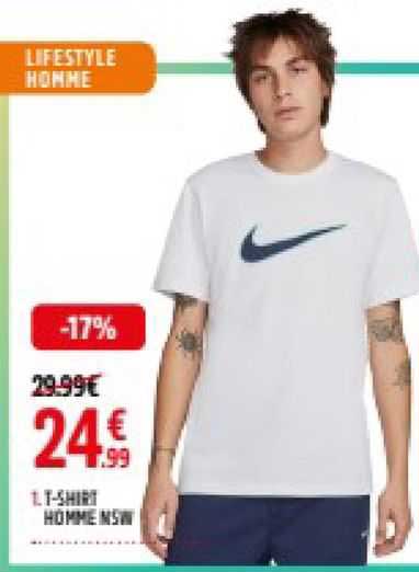 t-shirt homme nike