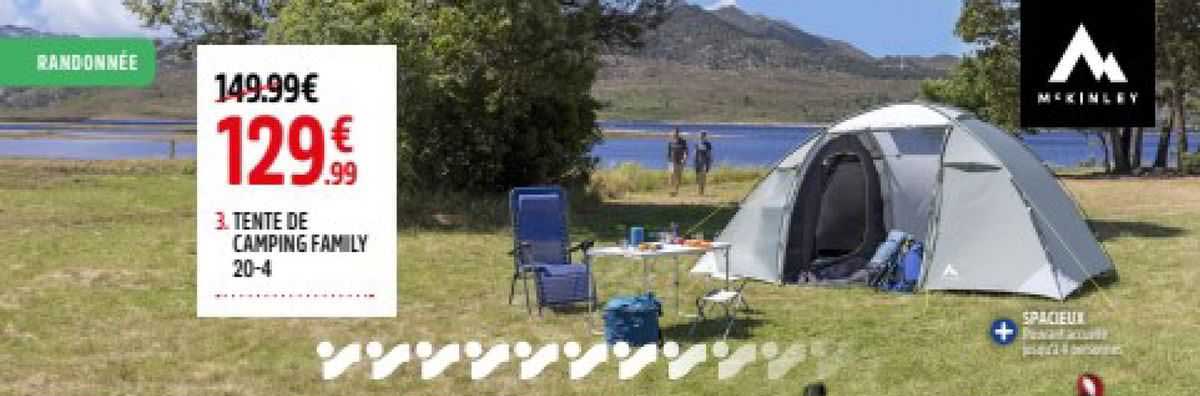 Tente De Camping Family 20-4 Mc Cinley