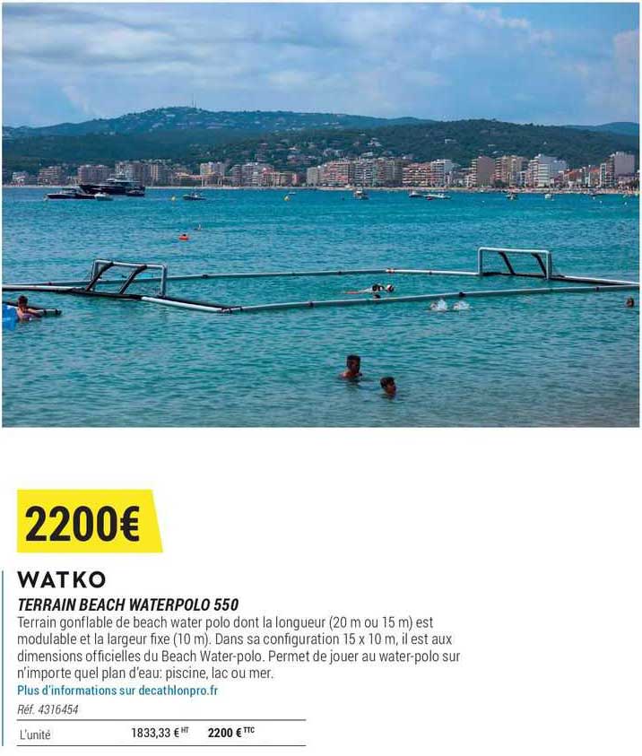Terrain Beach Waterpolo 550 Watko