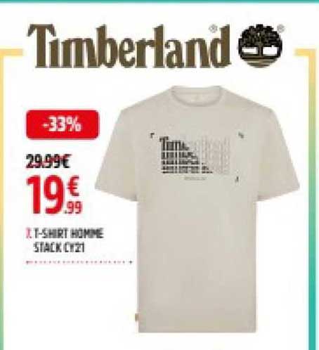 Timberland T-shirt Homme Stack Cv21