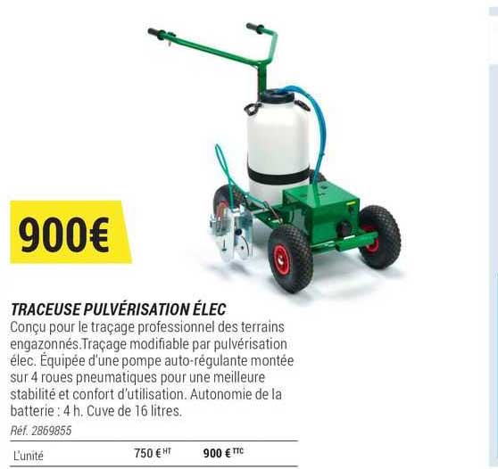 traceuse pulvérisation élec