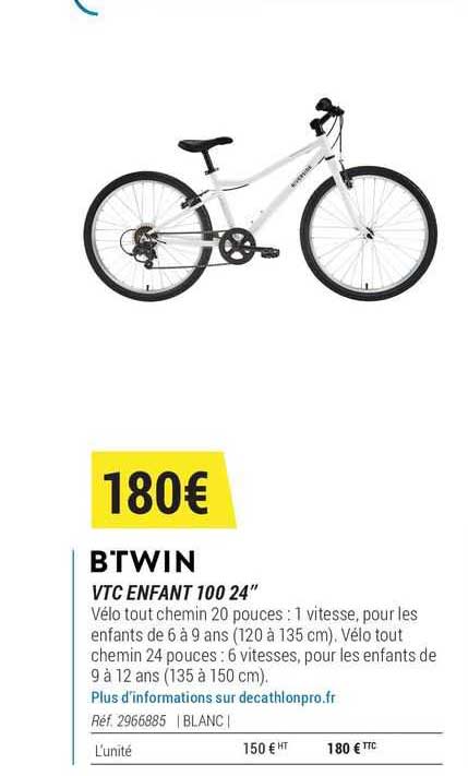 vtc enfant 100 20" btwin