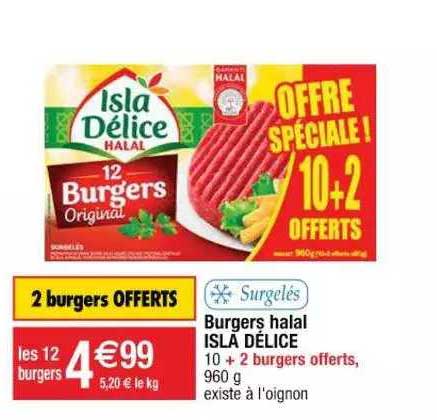 Burgers Halal Isla Délice