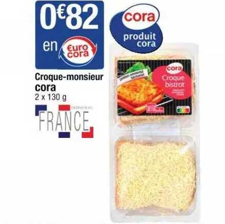 croque-monsieur cora