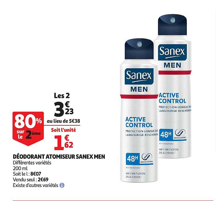 Déodorant Atomiseur Sanex Men