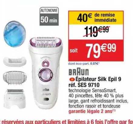 épilateur silk epil 9 ses 9710 braun