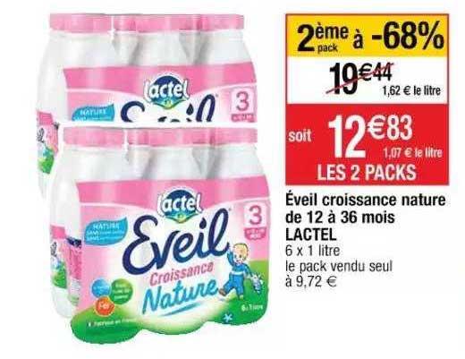 éveil Croissance Nature De 12 à 36 Mois Lactel