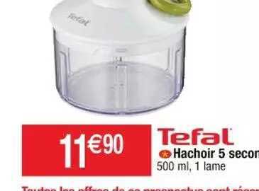 hachoir 5 secondes tefal