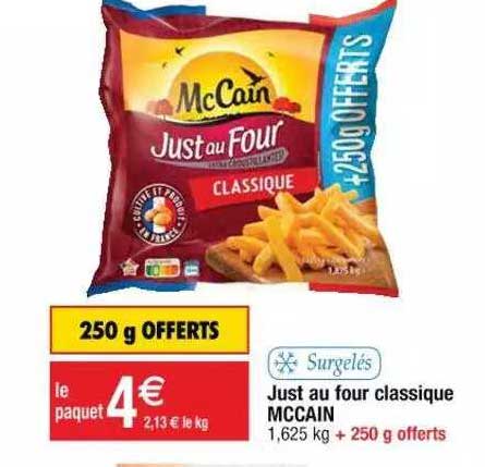 just au four classique mccain